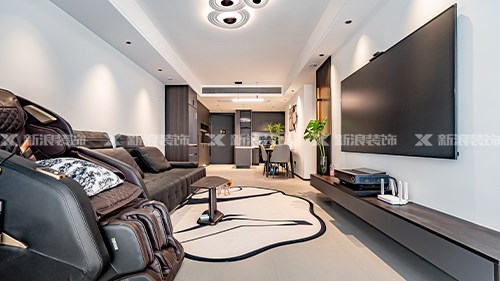 97㎡小戶型，13萬搞定極簡黑白裝修不翻車|長沙全屋整裝