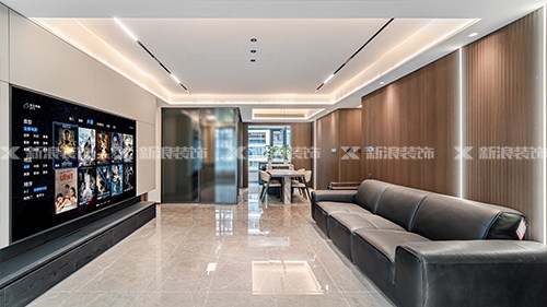 143㎡意式輕奢 12W打造高級感黑金美學館|長沙全屋整裝