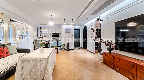 顛覆傳統客餐廚空間，法式浪漫家 超舒適|長沙全屋整裝